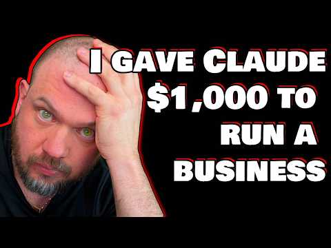 I Gave Claude $1,000 to Start a Business (No Humans Needed?)