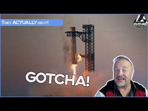 BOOSTER CAUGHT! Those crazy SpaceX engineers pulled off the craziest thing I've ever seen