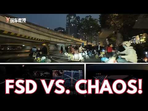 Tesla FSD vs. Guangzhou Rush Hour: Can It Survive the Chaos?