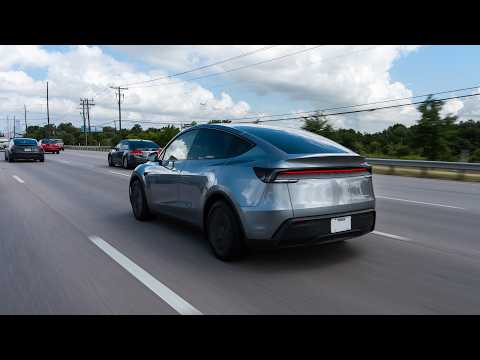 World's First Autonomous Delivery of a Car | Tesla