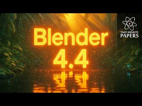 Blender 4.4 Is Here - Stunning Power…For Free!