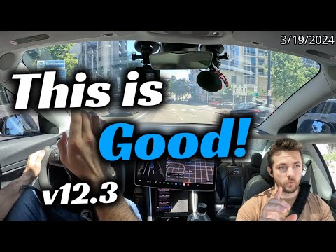 Tesla's v12.3 FSD Has Continued to Demonstrate High Levels of Competence!