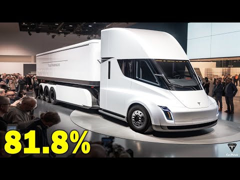DOPE! "Big Rig" Tesla Semi 1500 HP, driving 1076 miles, fully loaded for a few minutes!