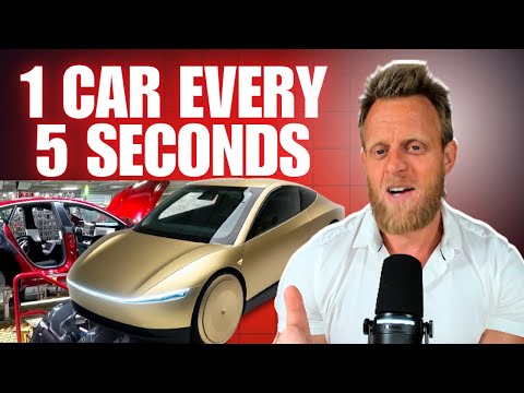 Tesla’s New Production Line is Mind-Blowing – A Car Every 5 Seconds!