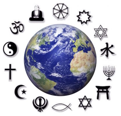 What does  GPT-4 think about  religion in  our exponential times?