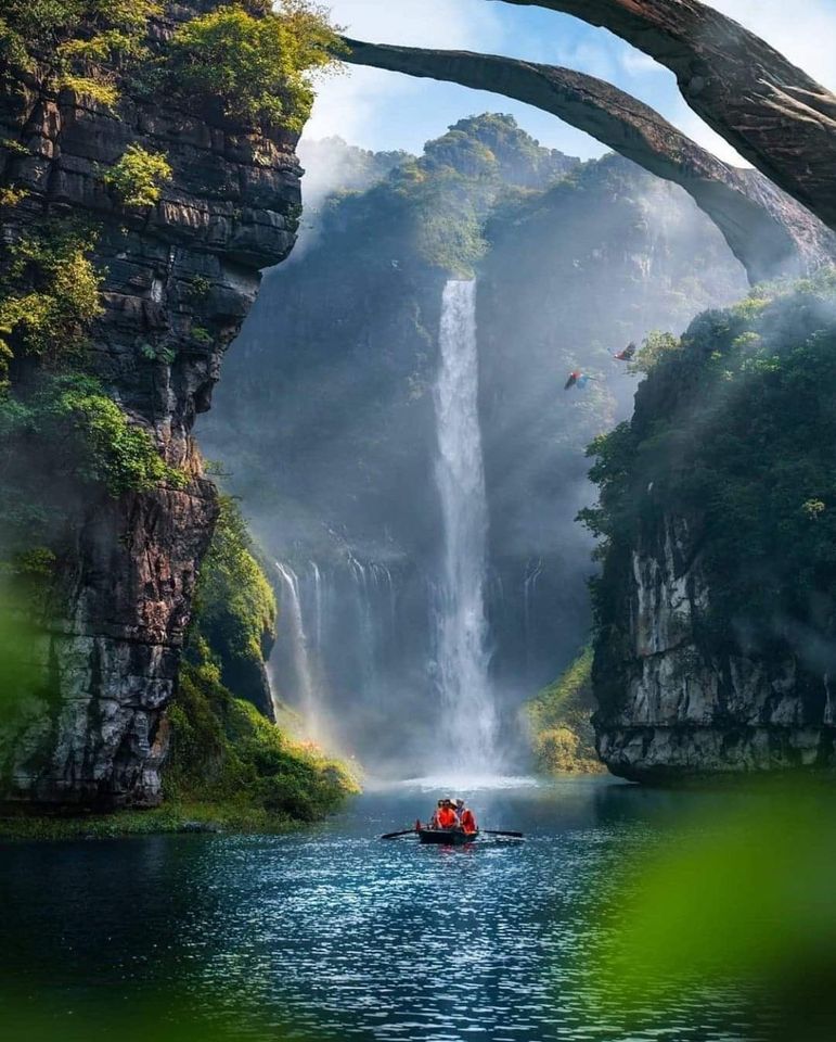 A magical waterfall in Vietnam