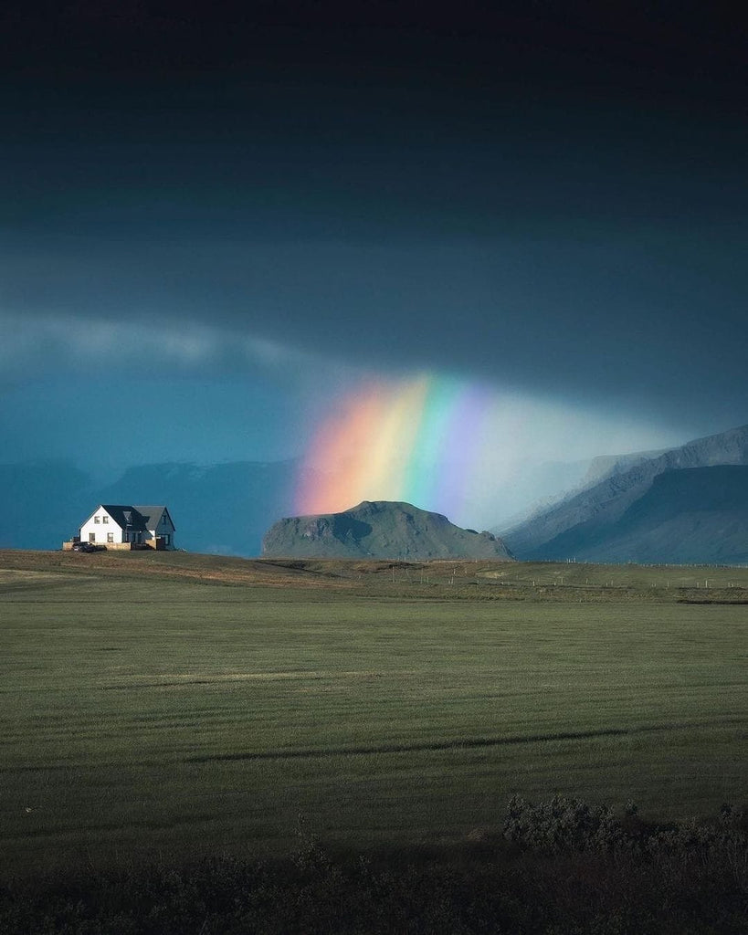 A rainbow in Iceland