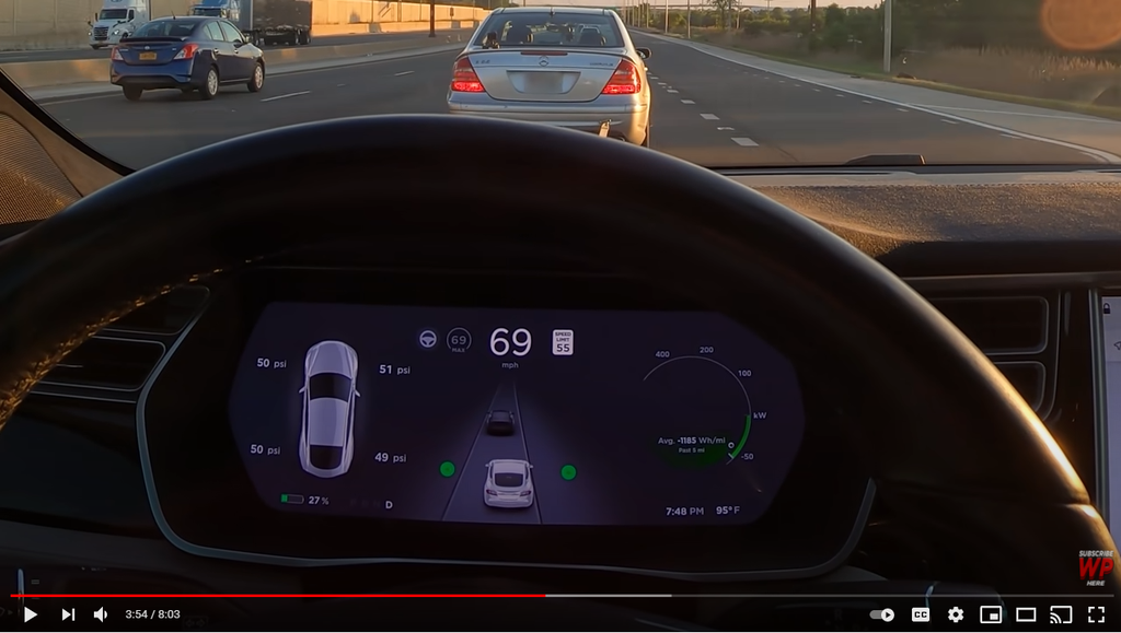 Supercharging My Tesla by Towing at 70MPH for 25 miles