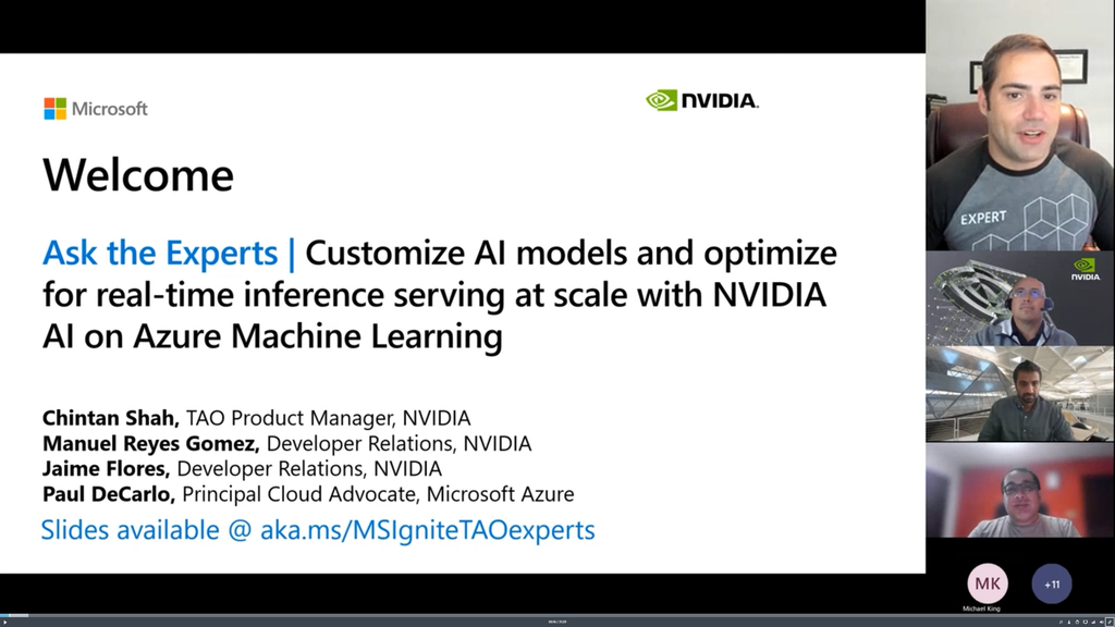 Customize AI Models and Optimize for Real-Time Inference Serving at Scale with NVIDIA AI on Azure Machine Learning