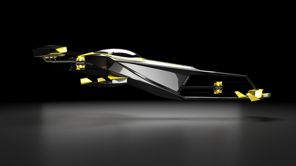 Meet Carcopter, the Hydrogen-Powered Formula 1 Race Car That Literally Flies at 153 MPH