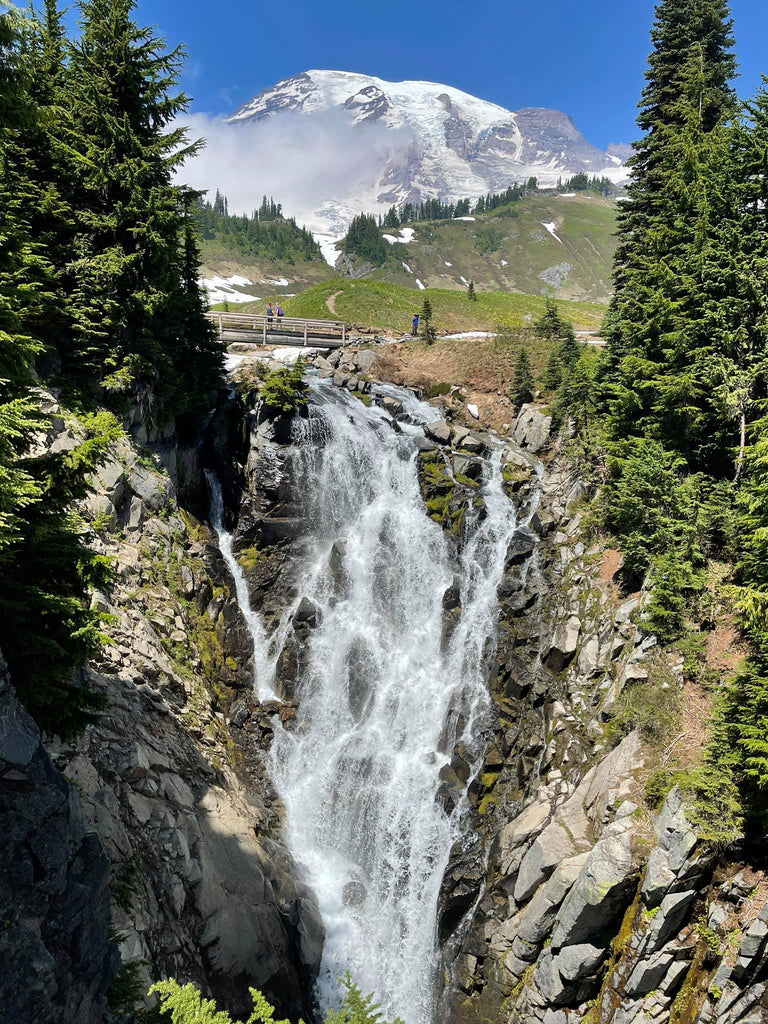 Myrtle Falls at Mt Rainier National Park