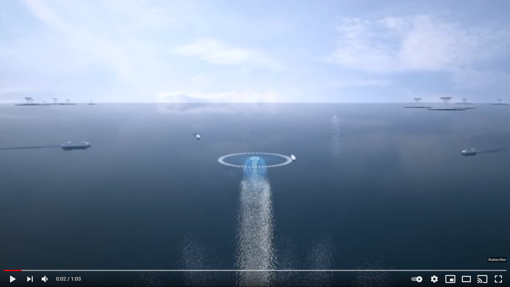 Ocean Spiral is a conceptual city proposed beneath the surface of the ocean