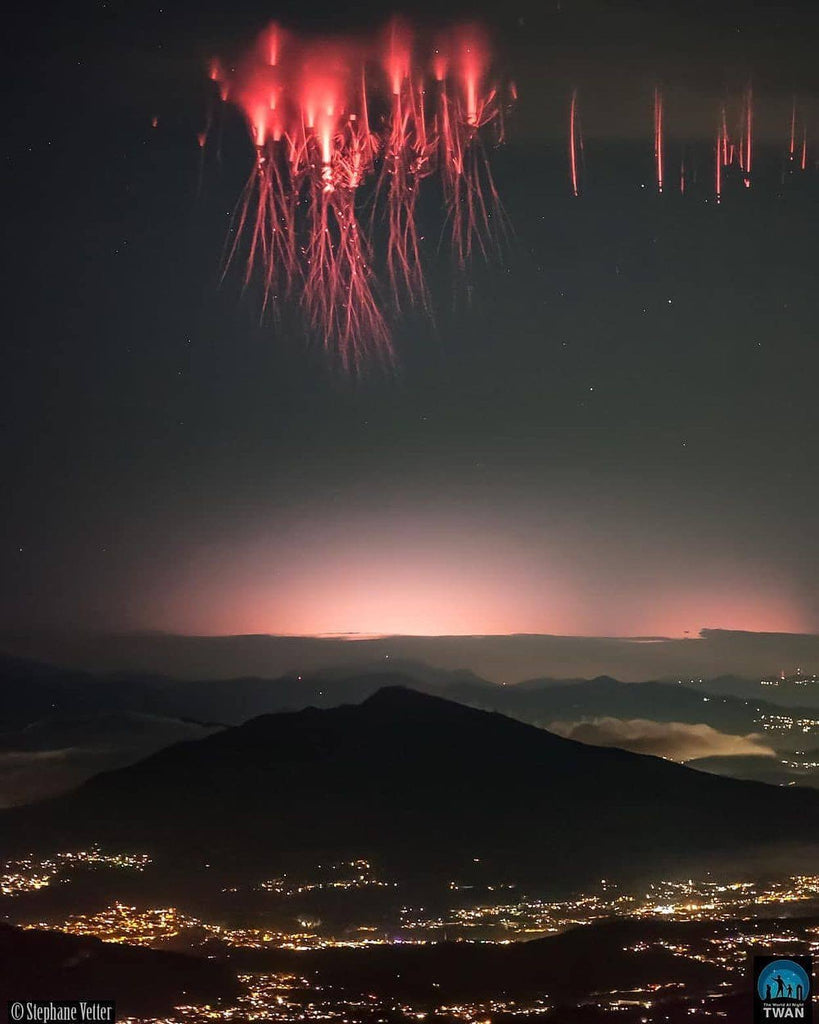 Recent Image of Red sprite taken in Italy, July 4, 2021 🇮🇹