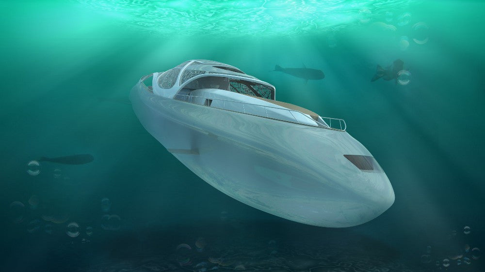 This Insane New 256-Foot Superyacht Concept Doubles as a Fully Functional Submarine