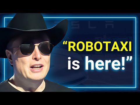 Elon Musk Talks Tesla ROBOTAXI For 10 Min Straight