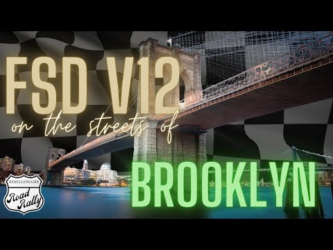 Tesla FSD V12: Navigating Traffic with Ease | Brooklyn