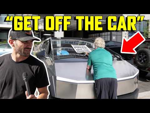 Confronting Unhinged Protesters At Musk's Tesla Diner + Food Review!