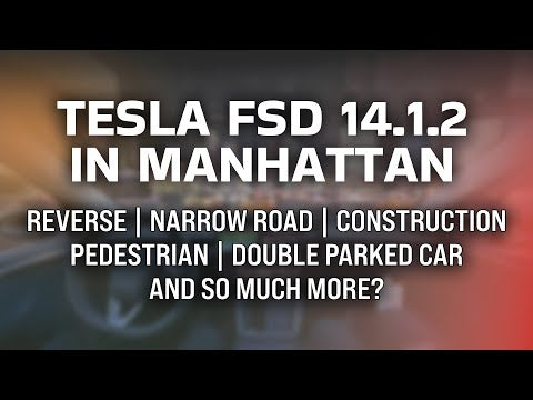 Tesla FSD v14.1.2 in Manhattan is Incredible! - Shocking Result