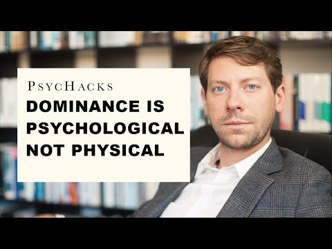 The Importance of Psychological Dominance for Men: A Message to Consider