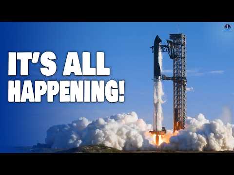 Adapter Down, Full Starship Up! SpaceX Races Toward Starship Flight 10 Next Week...