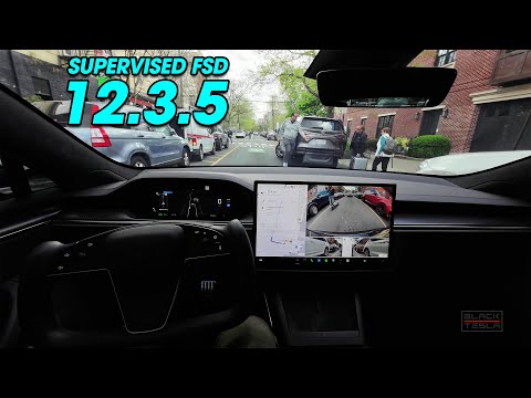 Tesla FSD 12.3.5 - City to City Drive