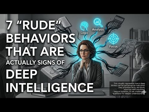 7 "Rude" Behaviors That Are Actually Signs of Deep Intelligence