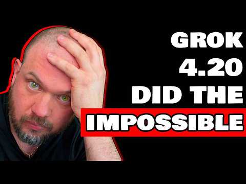 GROK 4.20 solved problems humans CAN'T