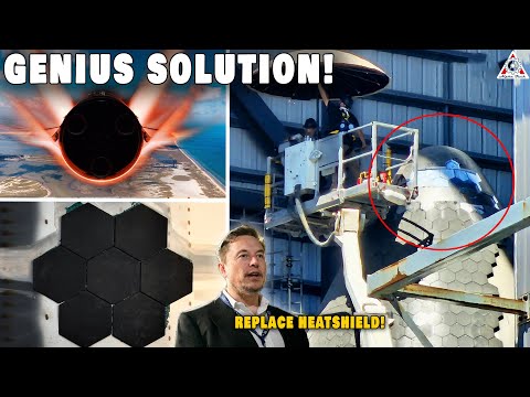 SpaceX's NEW Genius Solution For Starship HeatShield Survive into Earth's Atmosphere