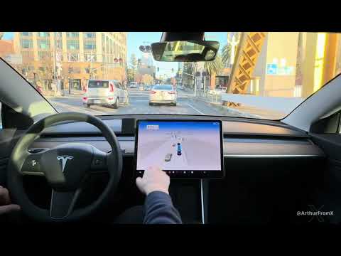 Tesla FSD Beta 12: Advanced Navigation in Downtown Sacramento