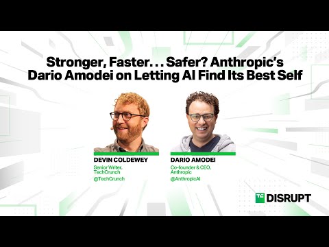 Anthropic's Dario Amodei on AI Finding its Best Self | TechCrunch Disrupt 2023