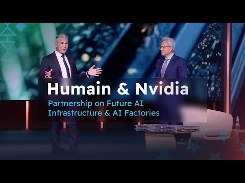 Tareq Amin & Jensen Huang on Humain–NVIDIA Partnership: Scaling AI Infrastructure |#SaudiUSForum2025