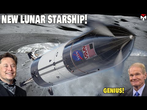 SpaceX and NASA's Lunar Starship Redesign for Lunar Exploration