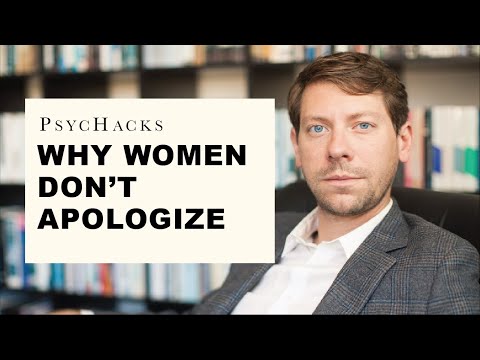 Why WOMEN DON'T APOLOGIZE: understanding the nature of the problem