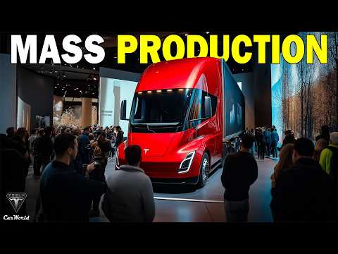 Tesla Semi 2025 BIG UPGRADE! Elon Musk SHOCKS Mass Produce, NEW Battery & G2 Version