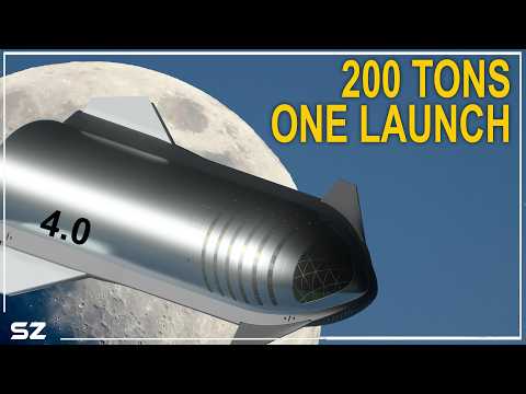 SpaceX Found Brilliant Solution for Starship Refueling to The Moon: Starship V4 Tanker!