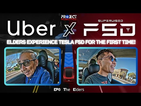 Project Robotaxi (Ep8): Senior Uber Riders Experience Tesla FSD For The First Time! (Part 1)