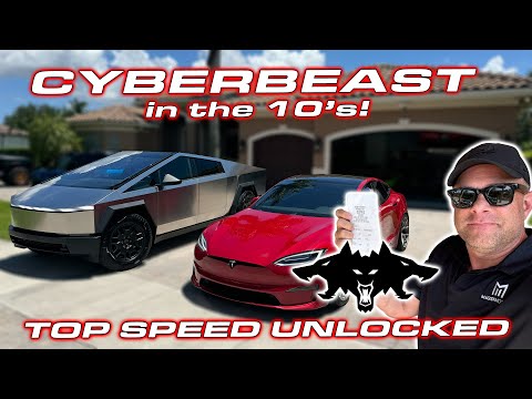 UNLOCKED Top Speed Cyberbeast runs 10's * Cybertruck 1/4 Mile RECORD * 0-60 MPH