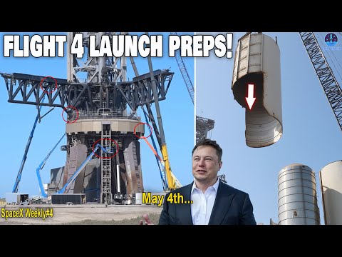 SpaceX Preparations on Starship Flight 4 launch schedule! New problems...SpaceX Weekly #4