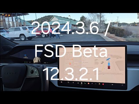 Improved Tesla FSD Beta 12.3.2.1: Blind Turns, Acceleration, AutoPark and Driving Behavior
