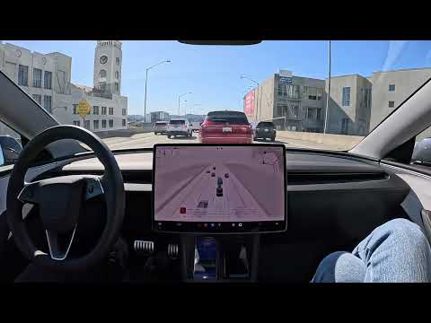 Tesla FSD 13.2.7: Oakland Airport to San Francisco with Zero Interventions