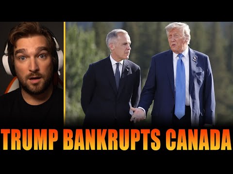 Trump SLAMS Canada With 100% Tariffs Because Of PM Carney