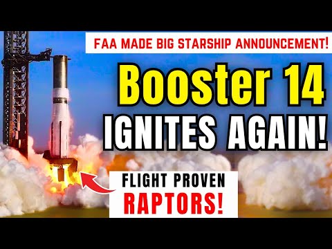 Starship First Ever Reuse Test PASSED, Flight-Proven Raptors Are BACK! Booster 14 Static Fire