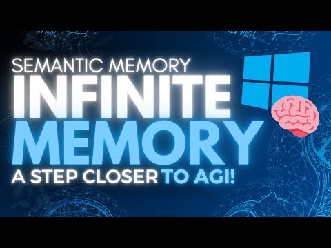 Semantic Kernal Memory 🧠 Giving AI Unlimited Memory! (AGI IS NEAR!?)