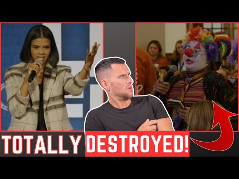 Candace Owens CONFRONTED By Legion Of WOKE Clowns! (Wasn't Funny)