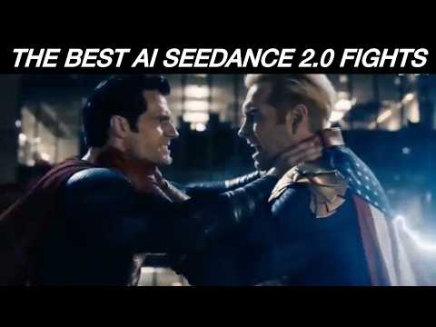The Best AI Fights (Seedance 2.0 Compilation) Homelander, Superman, Spider-Man Tobey, Trump and more