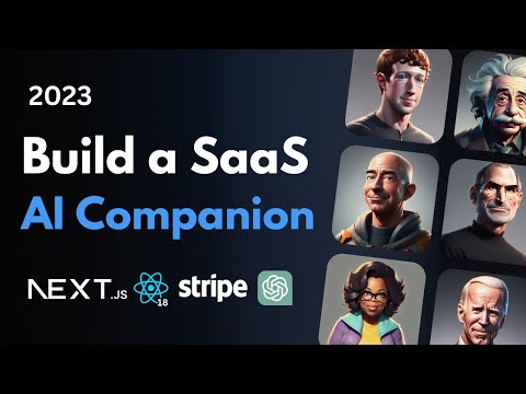 Build a SaaS: AI Companion With Next 13, React, Stripe, Prisma, MySQL, Tailwind | Tutorial 2023