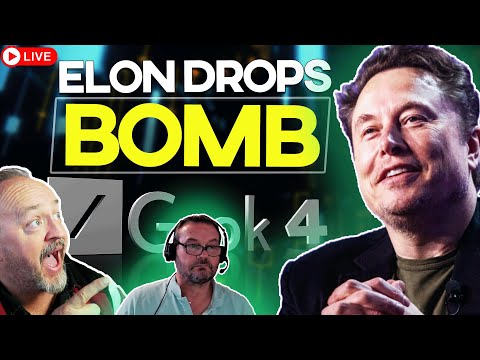 GROK AROUND THE CLOCK - Big live announcement, let's cover it - w/ Jon Twigge