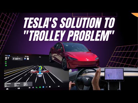 Tesla FSD avoids crash - Tesla engineer responds with "Trolley Problem"