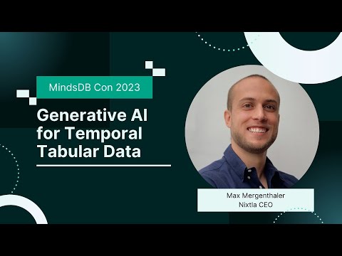 Generative AI for Temporal Tabular Data - Nixtla