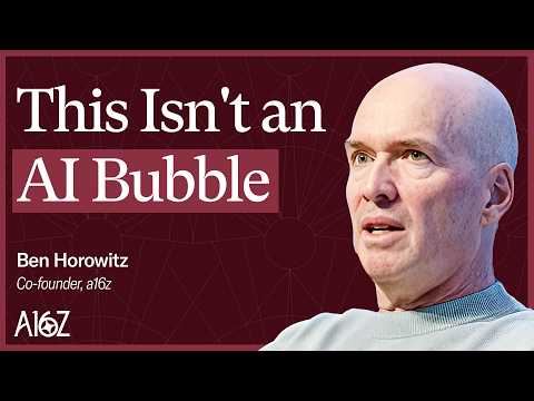 Ben Horowitz on Investing in AI: AI Bubbles, Economic Impact, and VC Acceleration